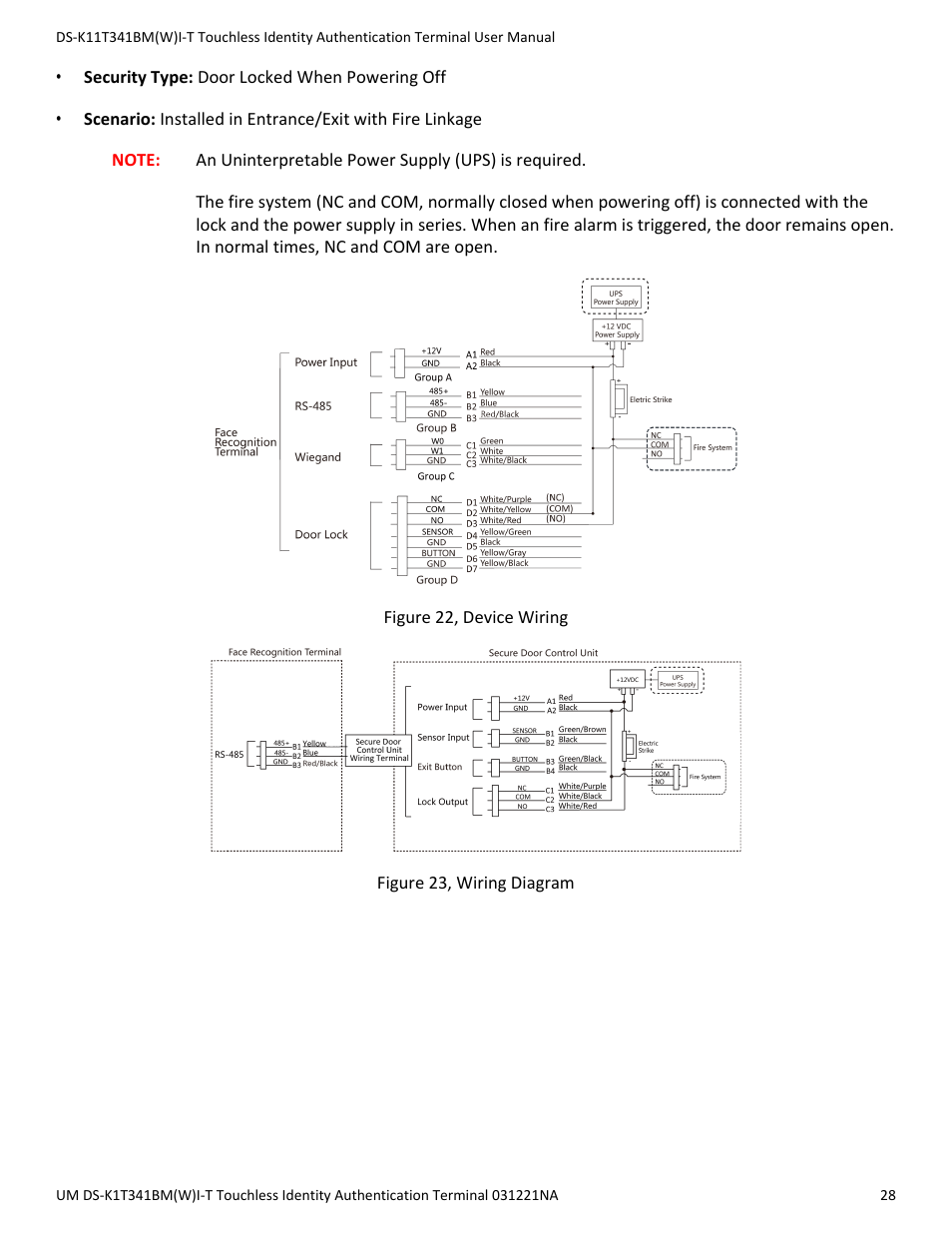 Hikvision DS-K1T341BMWI-T Touchless Identity Authentication Terminal User Manual | Page 28 / 141