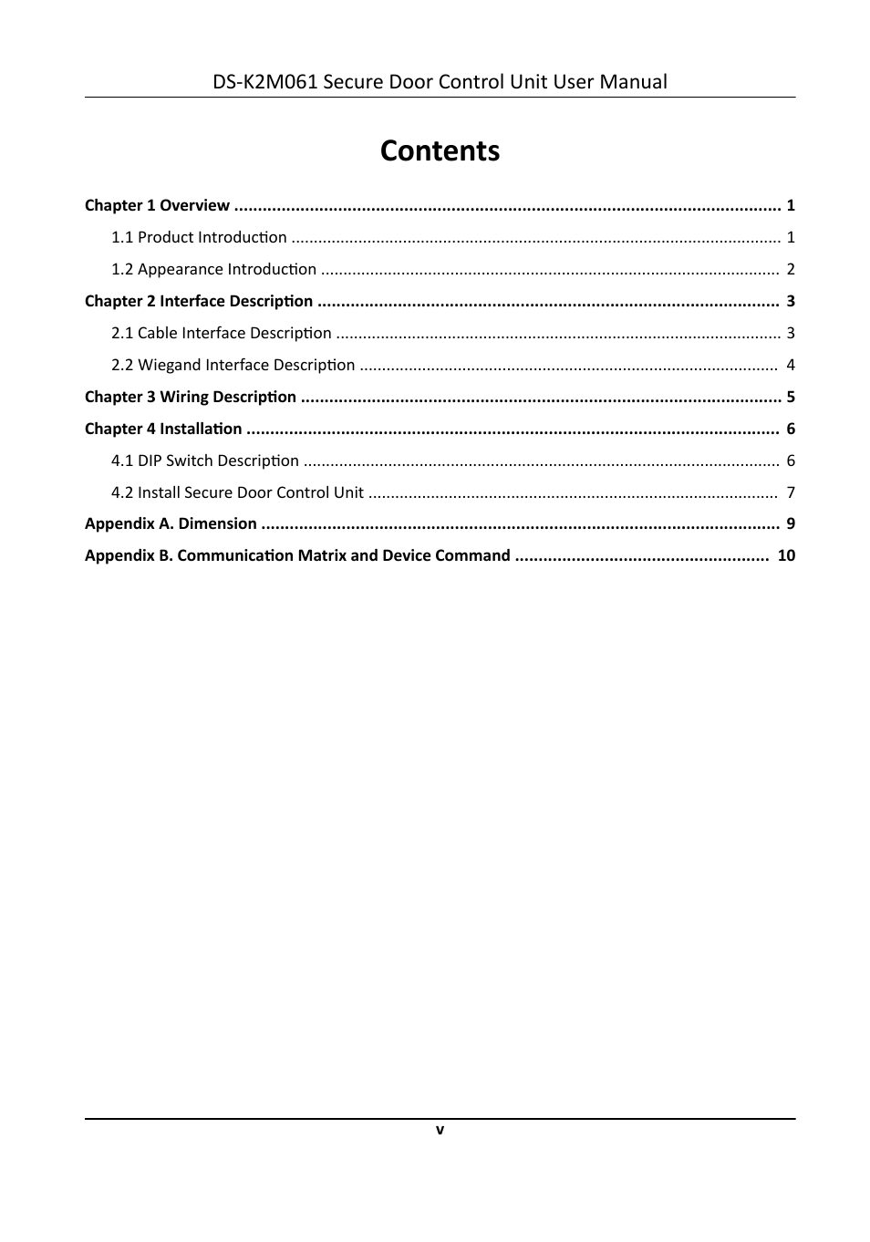 Hikvision DS-K2M061 Secure Door Control Unit User Manual | Page 6 / 17
