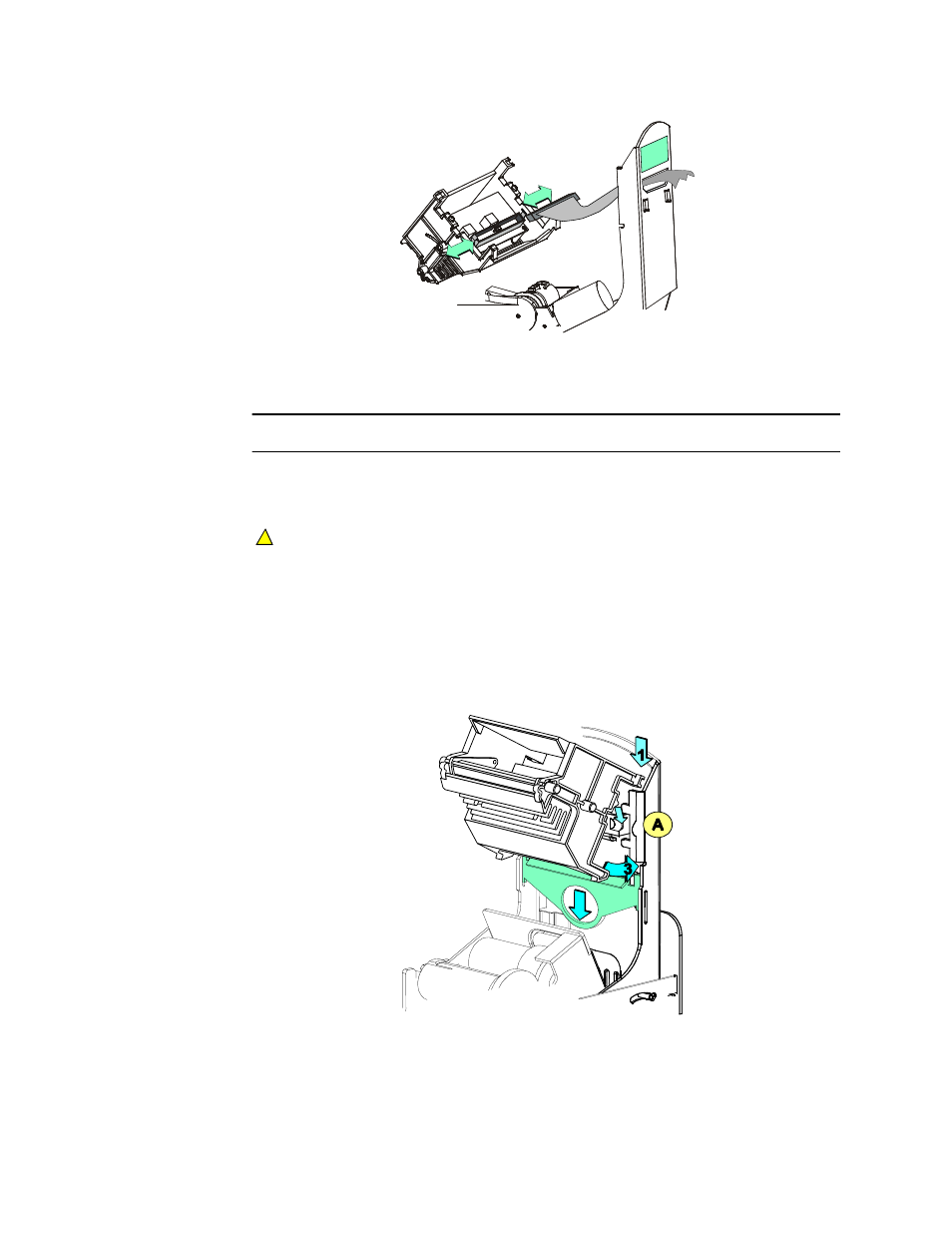 Figure 4-10, Replace the printhead cartridge | Datacard Group SP Series User Manual | Page 53 / 110