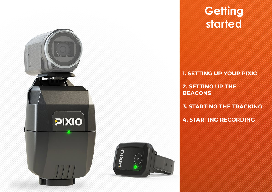 Getting started | MOVE'N SEE Personal Auto-Follow System User Manual | Page 7 / 49
