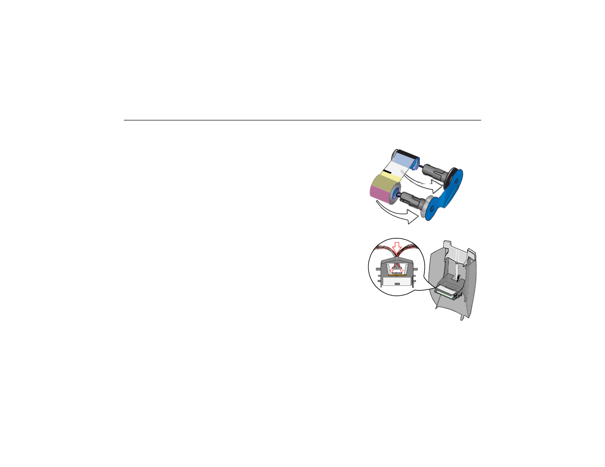Pr-01726 ribbon out, Out of print ribbon | Datacard Group CP60 User Manual | Page 116 / 134