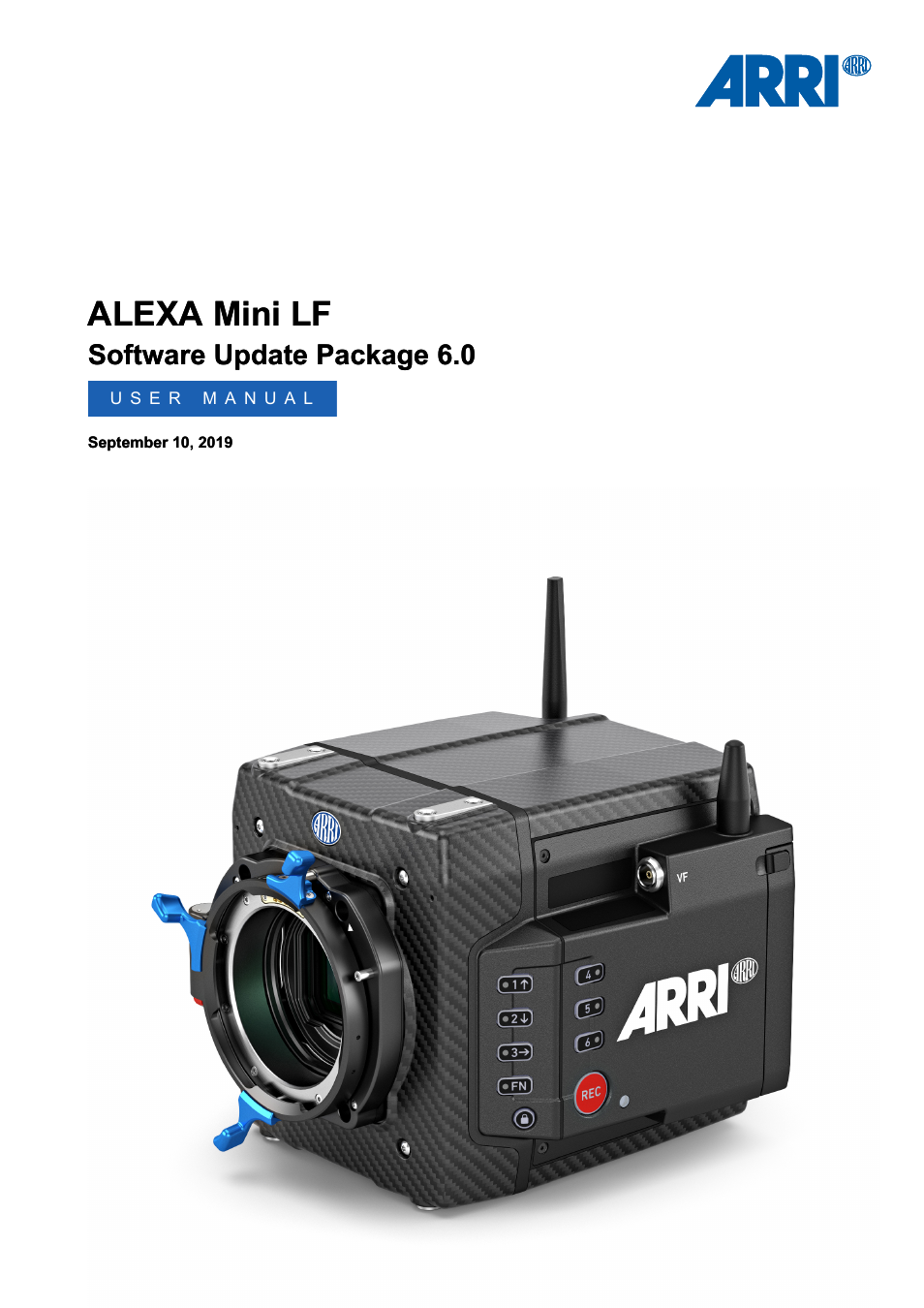 ARRI ALEXA Mini LF Ready to Shoot V-Mount Set (LPL) User Manual | 136 pages