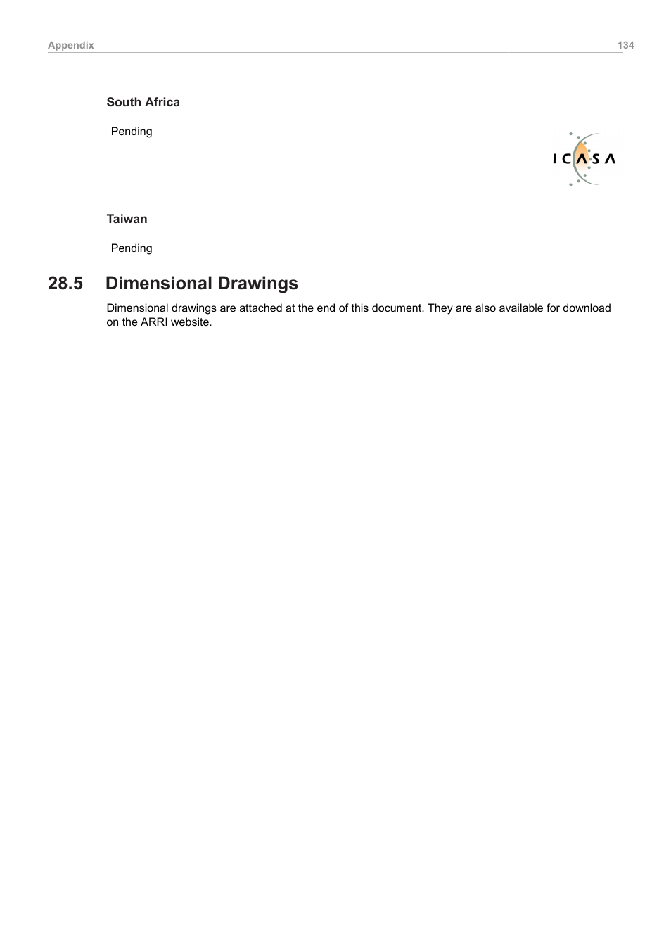 5 dimensional drawings, Dimensional drawings | ARRI ALEXA Mini LF Ready to Shoot V-Mount Set (LPL) User Manual | Page 134 / 136