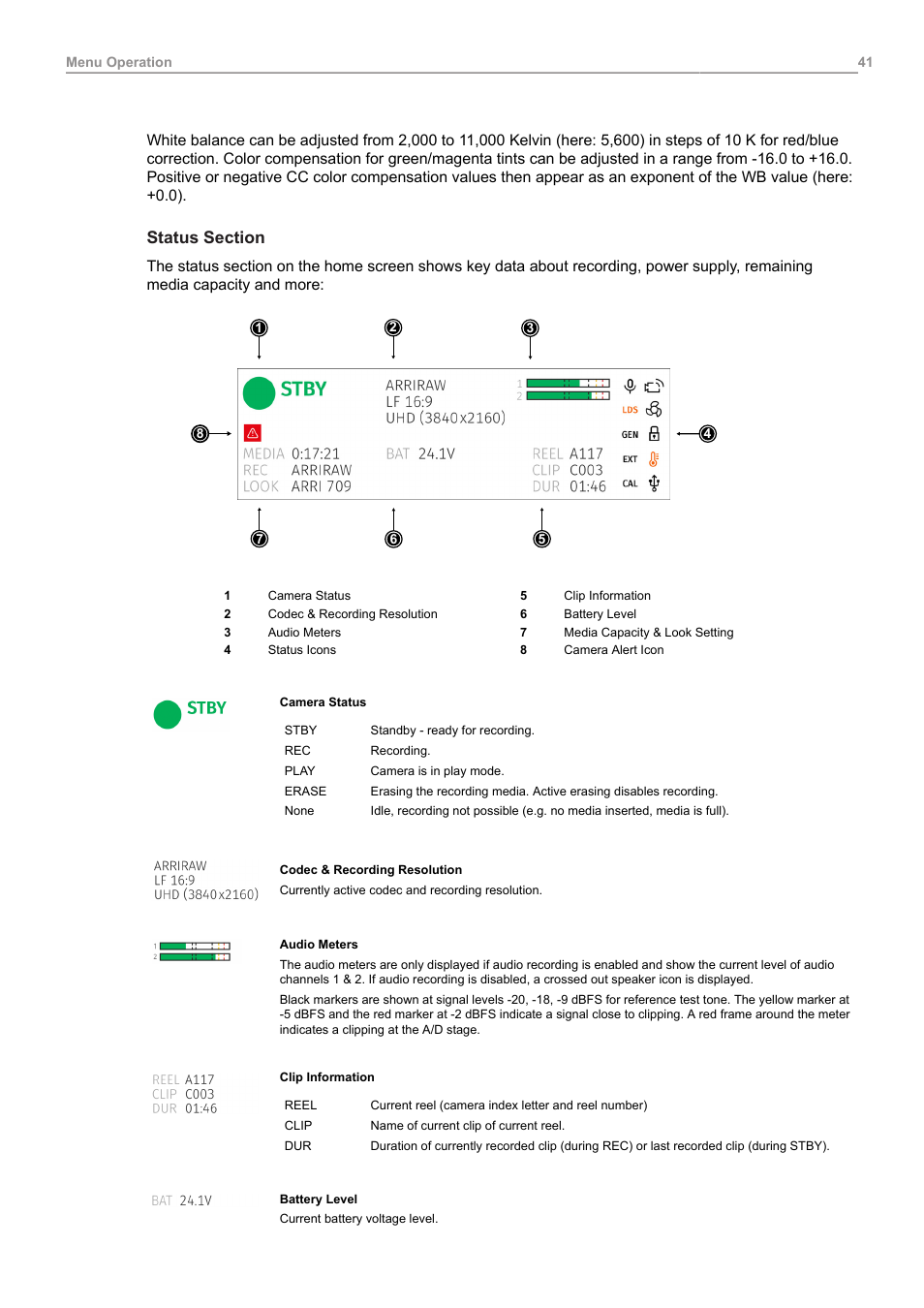 ARRI ALEXA Mini LF Ready to Shoot V-Mount Set (LPL) User Manual | Page 41 / 136