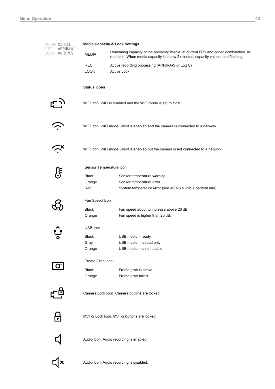 ARRI ALEXA Mini LF Ready to Shoot V-Mount Set (LPL) User Manual | Page 42 / 136