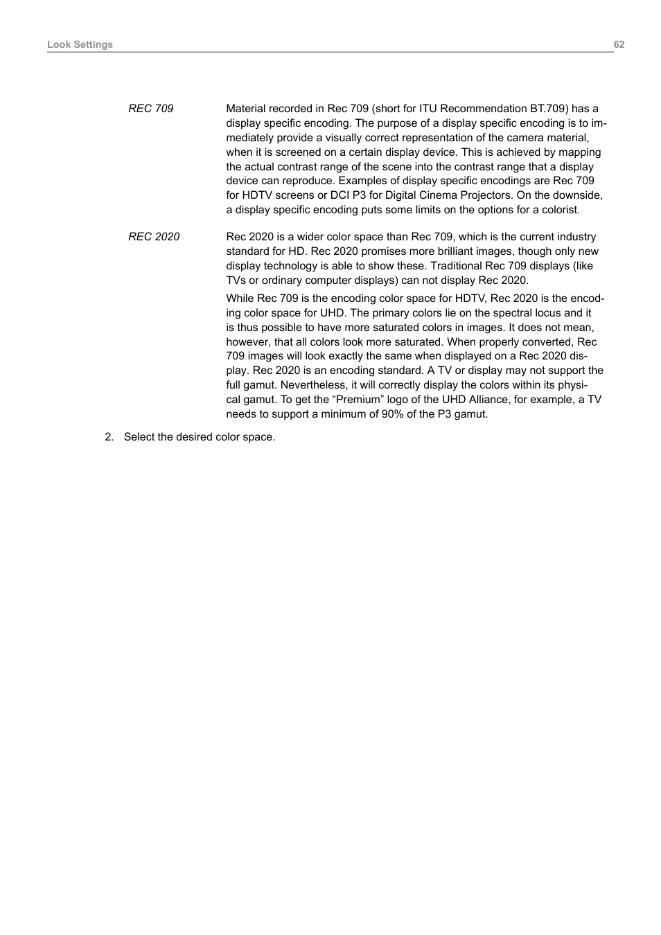 ARRI ALEXA Mini LF Ready to Shoot V-Mount Set (LPL) User Manual | Page 62 / 136