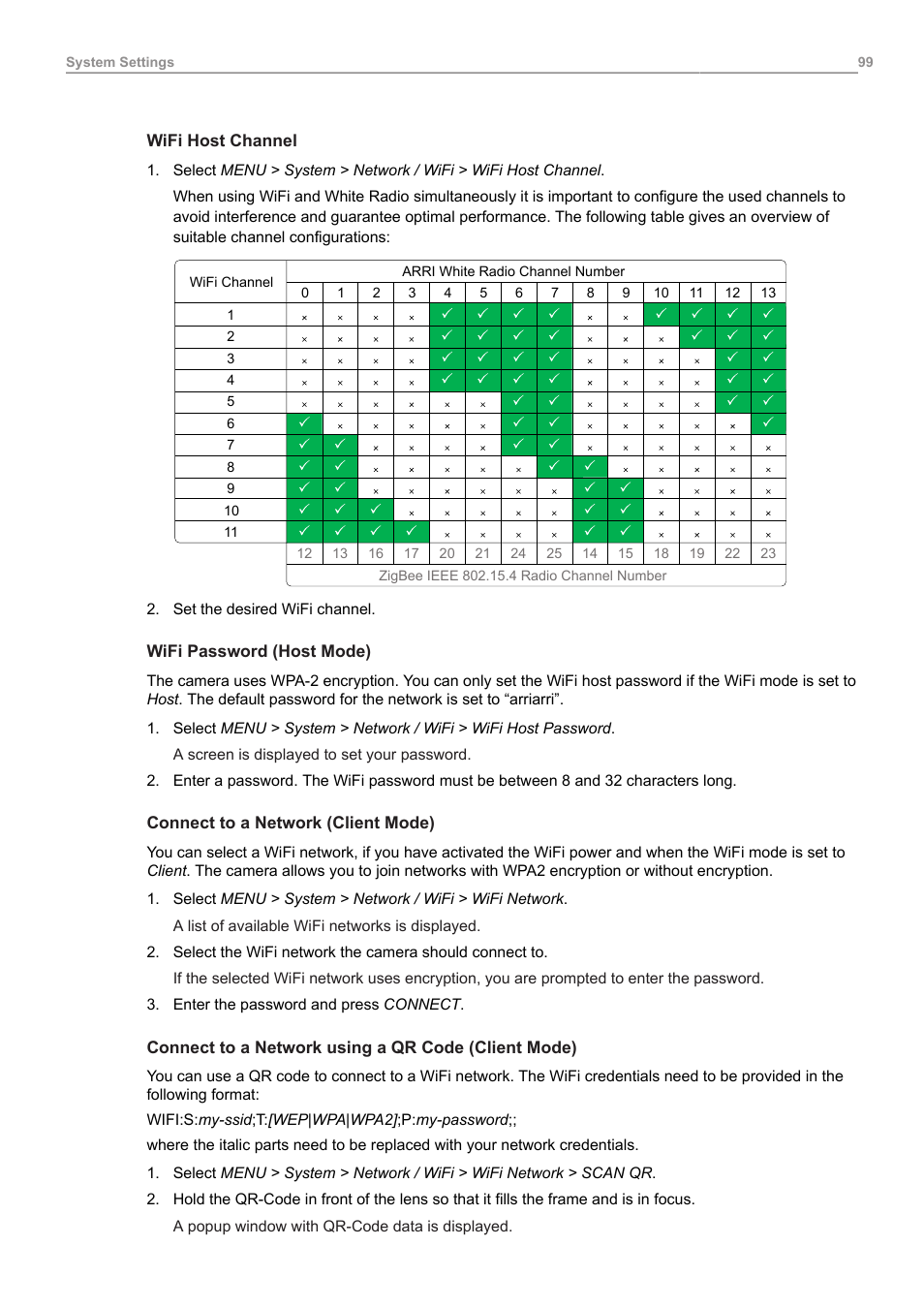 ARRI ALEXA Mini LF Ready to Shoot V-Mount Set (LPL) User Manual | Page 99 / 136