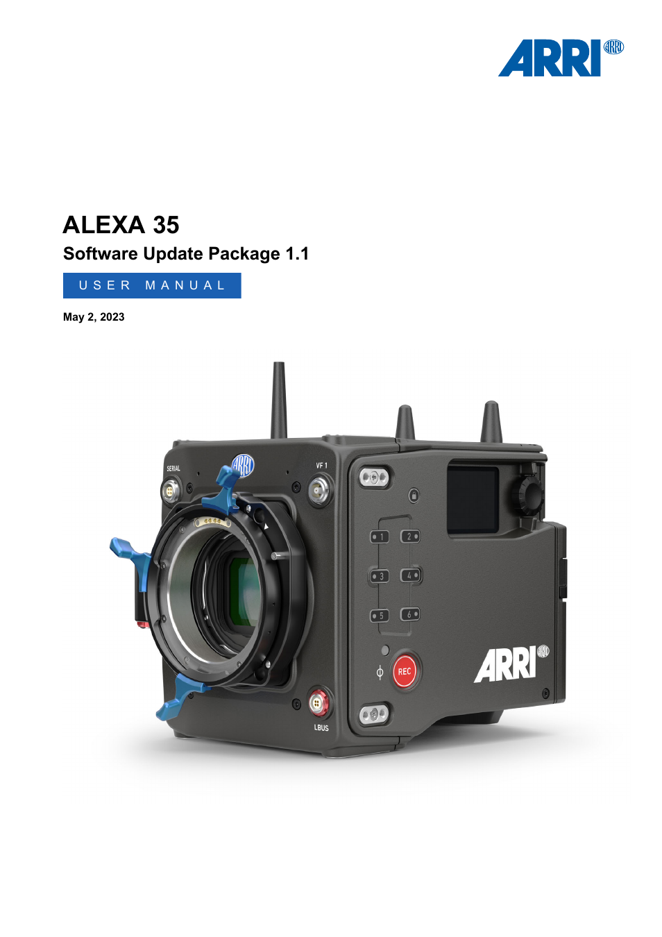 ARRI ALEXA 35 Body & PL Mount Set (LBUS) User Manual | 122 pages
