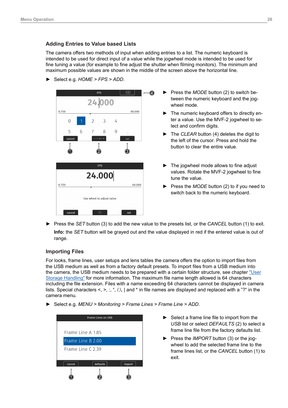 ARRI ALEXA 35 Body & PL Mount Set (LBUS) User Manual | Page 26 / 122