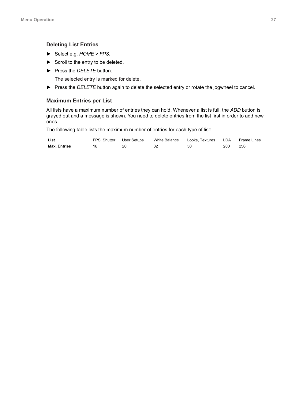 ARRI ALEXA 35 Body & PL Mount Set (LBUS) User Manual | Page 27 / 122