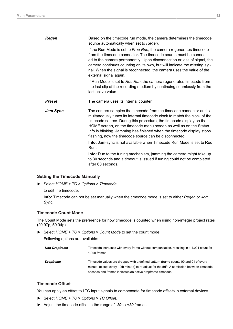 ARRI ALEXA 35 Body & PL Mount Set (LBUS) User Manual | Page 42 / 122
