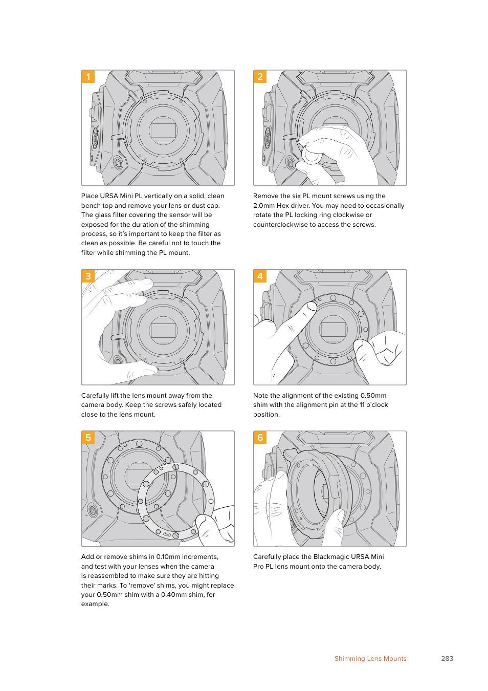 Blackmagic Design URSA Mini Pro 12K (PL) User Manual | Page 283 / 294