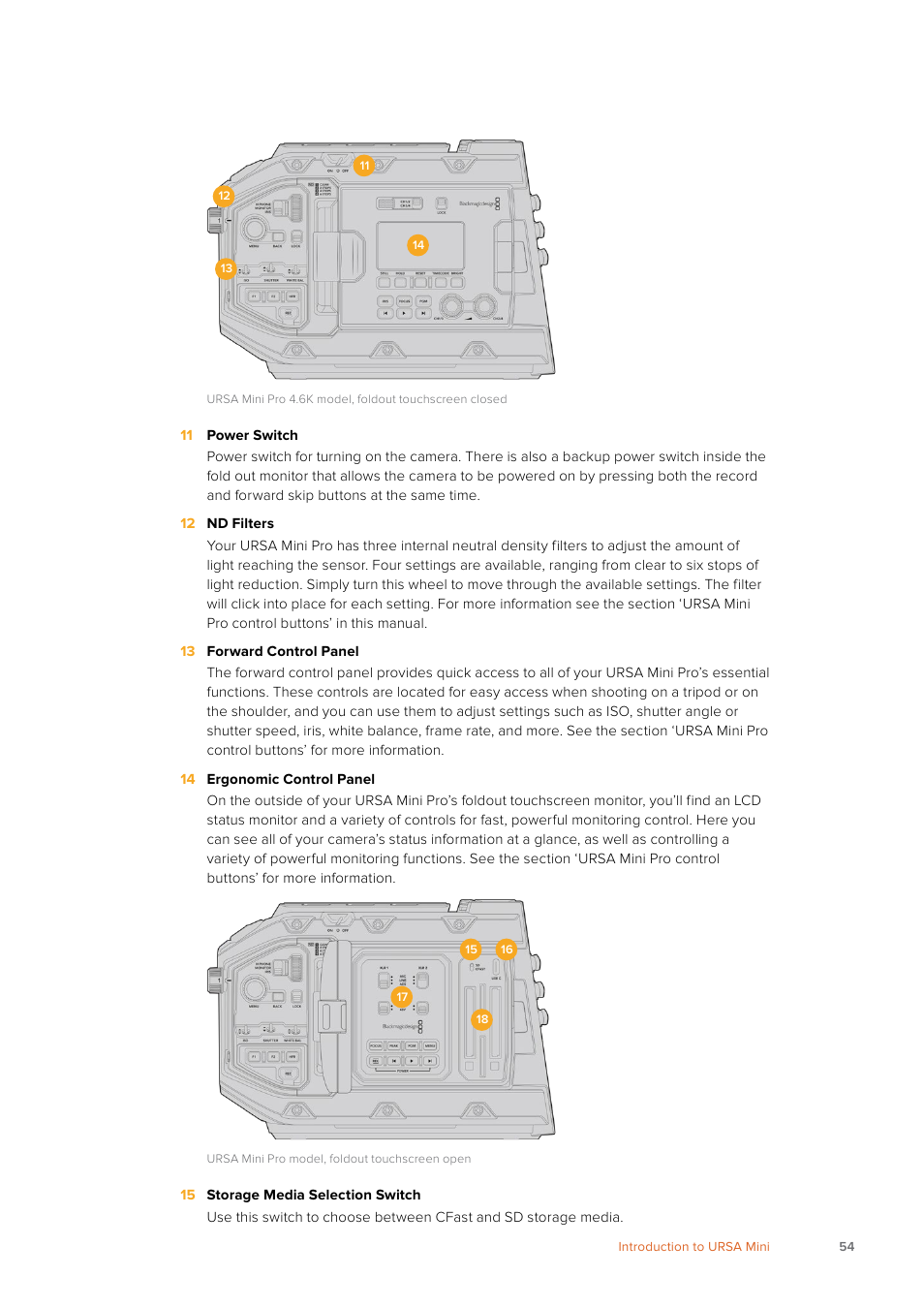 Blackmagic Design URSA Mini Pro 12K (PL) User Manual | Page 54 / 294