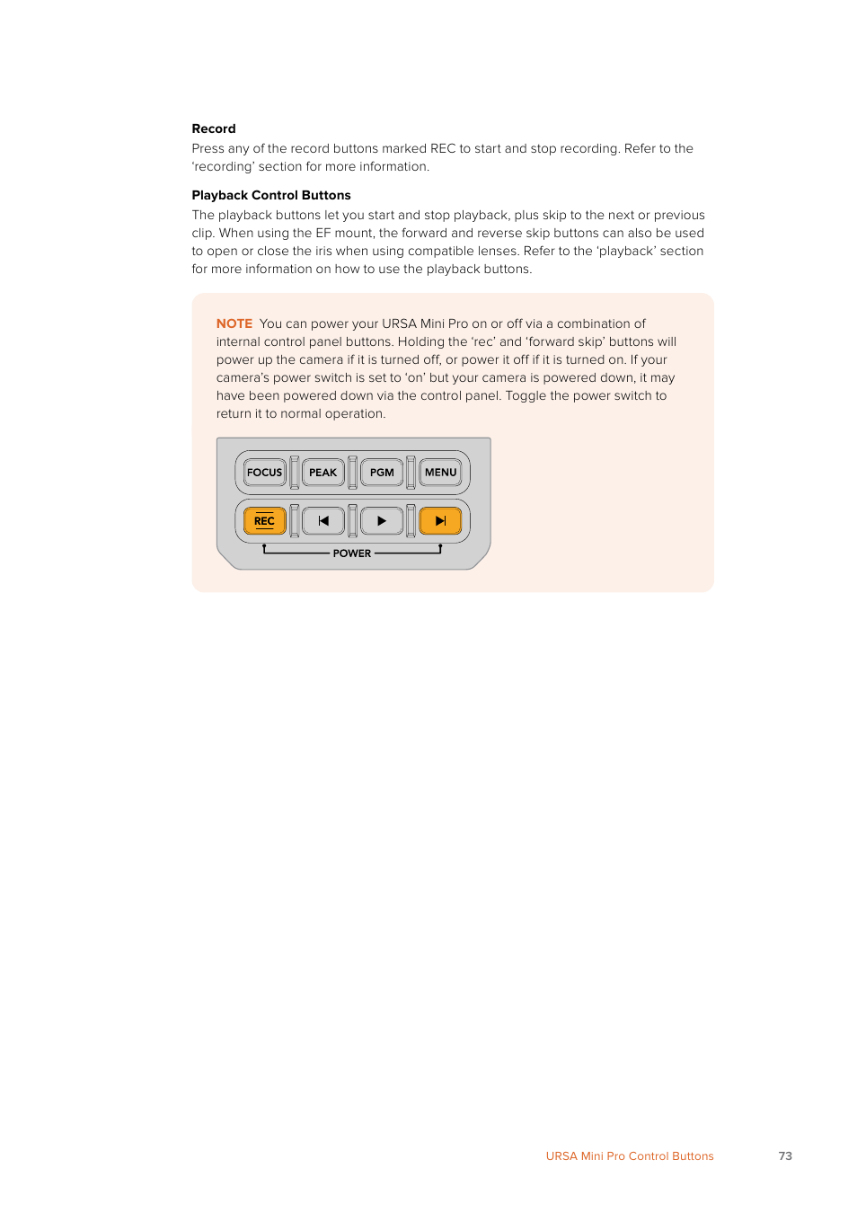 Blackmagic Design URSA Mini Pro 12K (PL) User Manual | Page 73 / 294