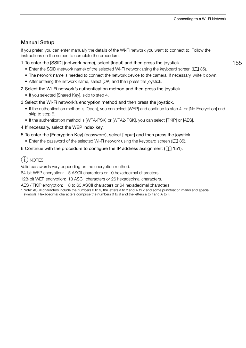 Manual setup, Manual setup 155 | Canon EOS C200 EF Cinema Camera and 24-105mm Lens Kit User Manual | Page 155 / 220
