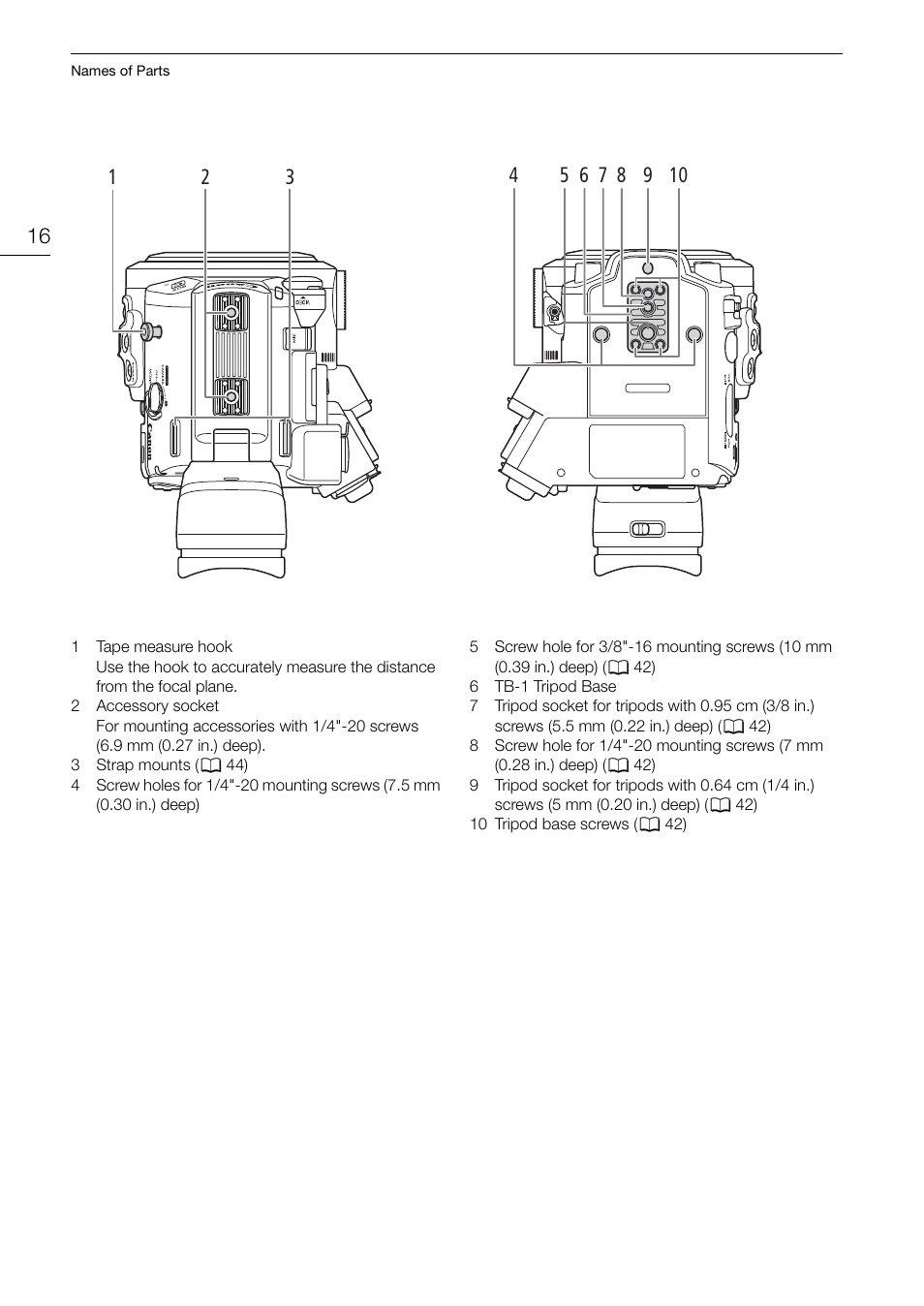 Canon EOS C200 EF Cinema Camera and 24-105mm Lens Kit User Manual | Page 16 / 220