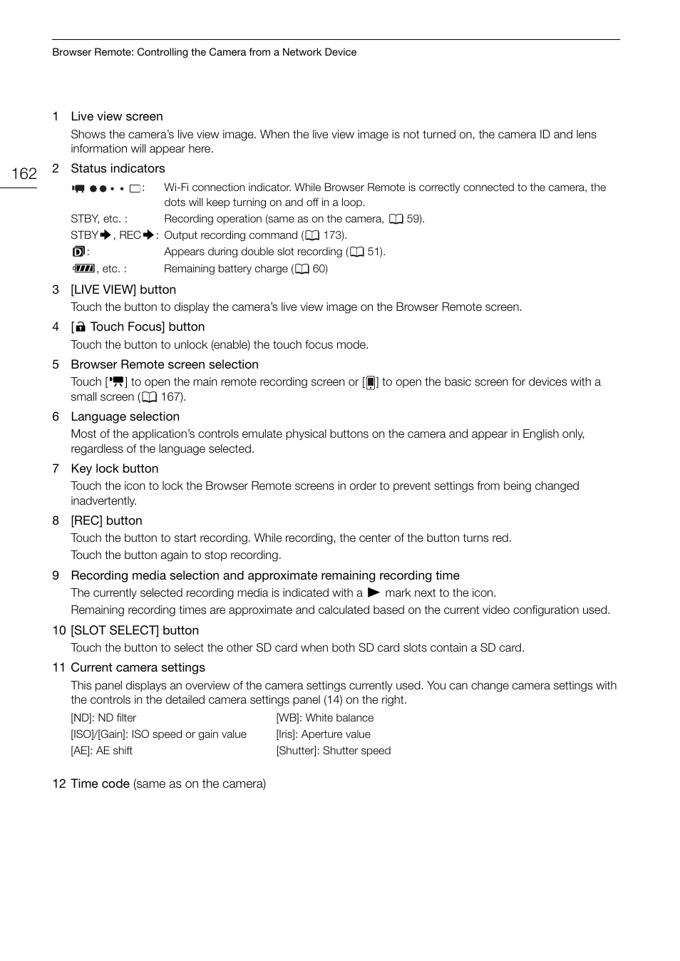 Canon EOS C200 EF Cinema Camera and 24-105mm Lens Kit User Manual | Page 162 / 220