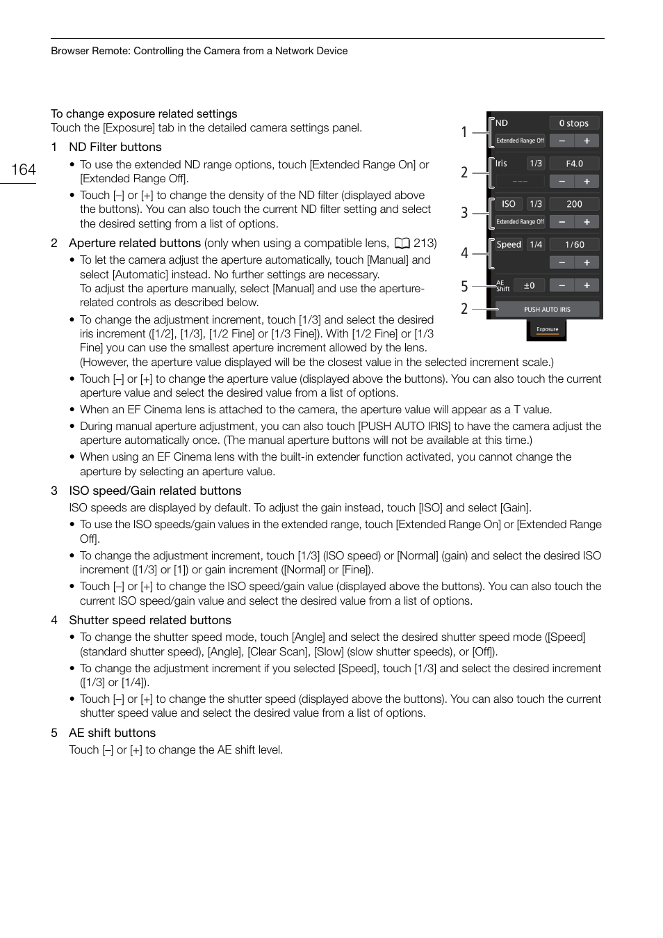 Canon EOS C200 EF Cinema Camera and 24-105mm Lens Kit User Manual | Page 164 / 220