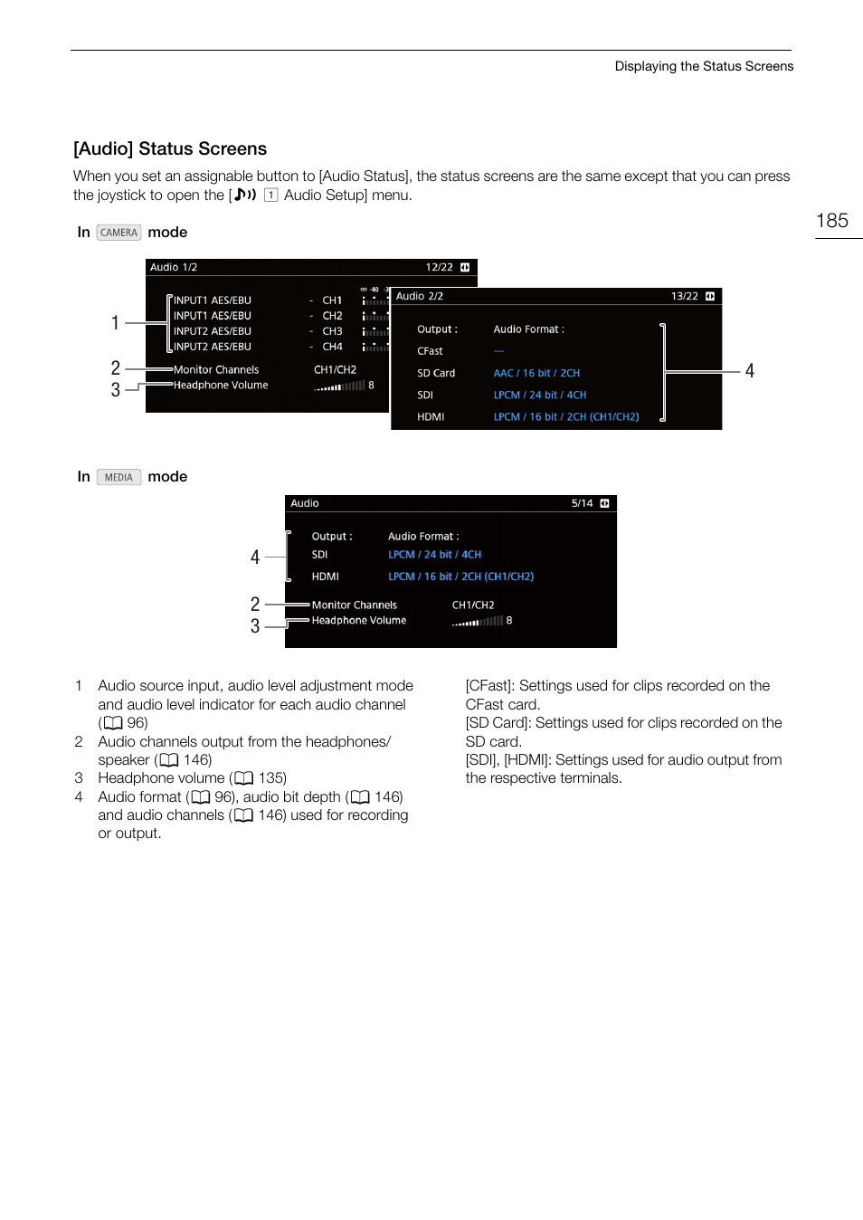 Canon EOS C200 EF Cinema Camera and 24-105mm Lens Kit User Manual | Page 185 / 220
