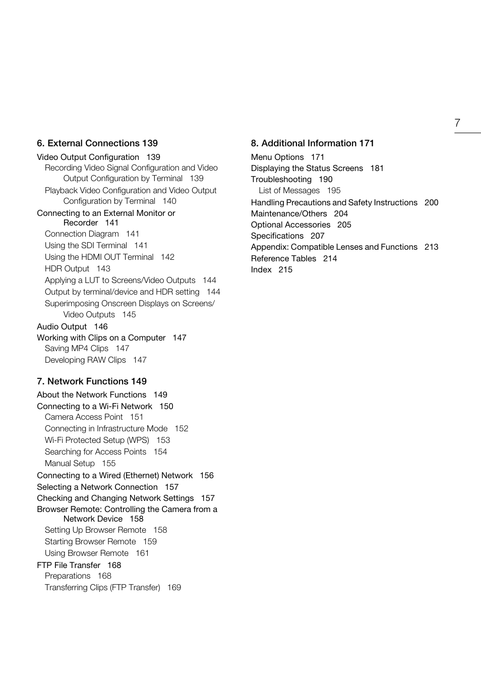 Canon EOS C200 EF Cinema Camera and 24-105mm Lens Kit User Manual | Page 7 / 220