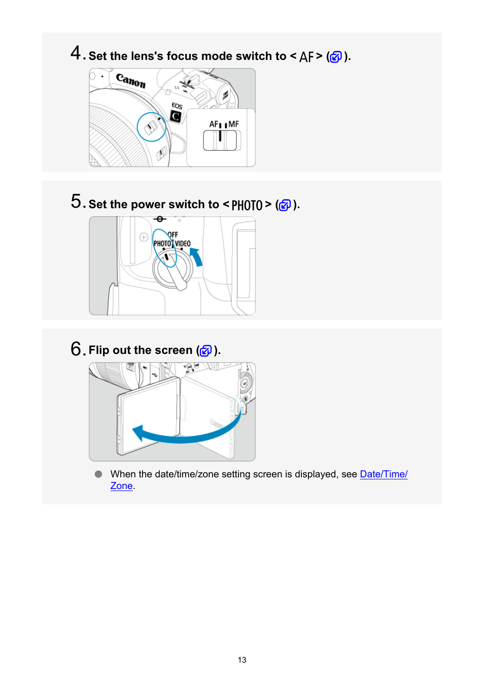 Canon EOS R5 C VR Creator Kit with RF 5.2mm f/2.8 Dual Fisheye Lens User Manual | Page 13 / 787