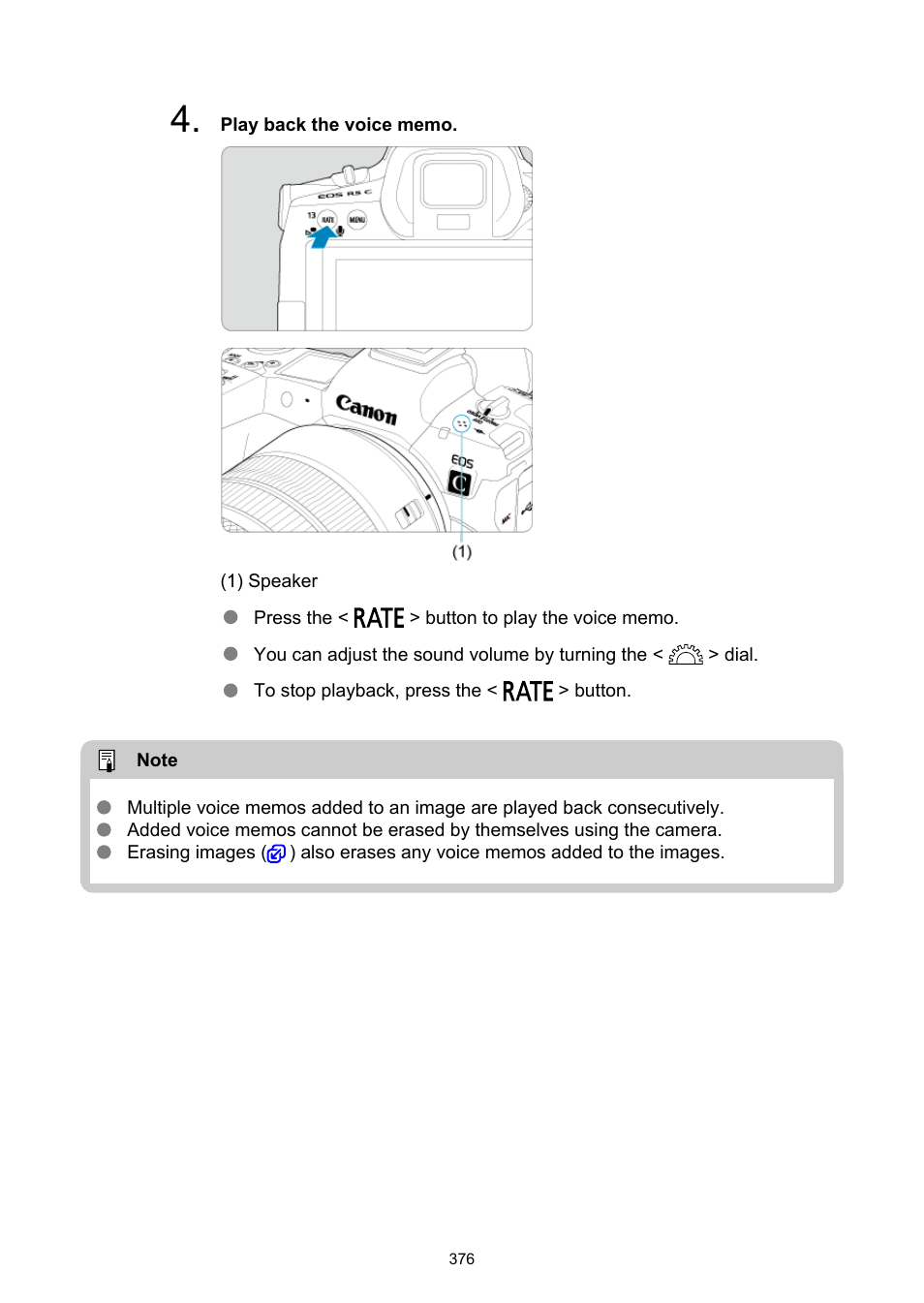 Canon EOS R5 C VR Creator Kit with RF 5.2mm f/2.8 Dual Fisheye Lens User Manual | Page 376 / 787