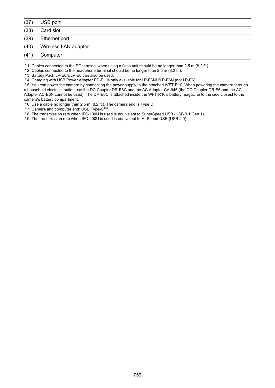Canon EOS R5 C VR Creator Kit with RF 5.2mm f/2.8 Dual Fisheye Lens User Manual | Page 759 / 787