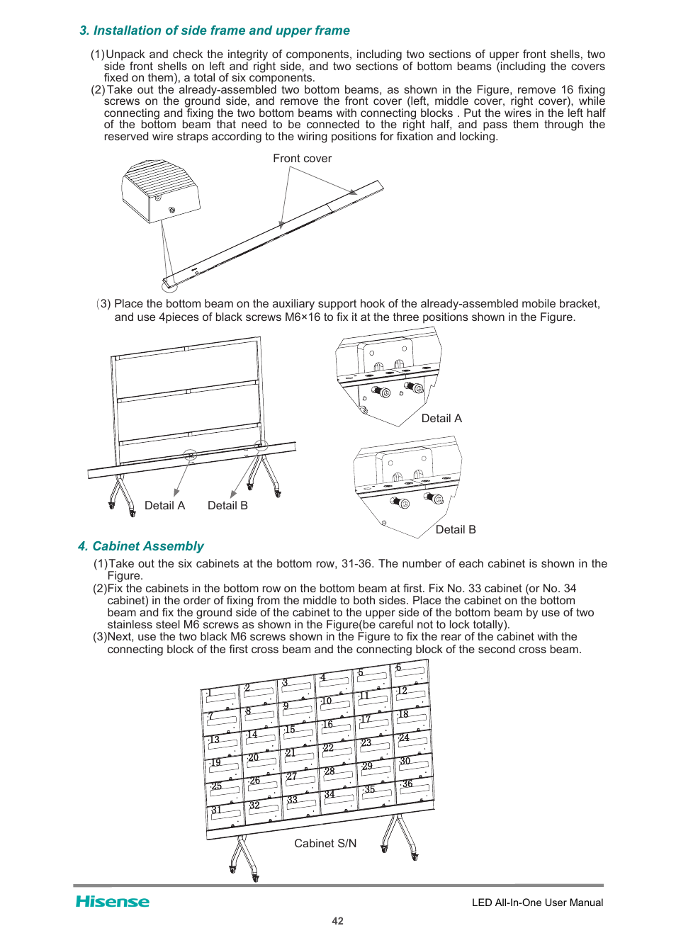 Hisense HAIO163 163" Full HD HDR All-in-One LED Commercial Display User Manual | Page 47 / 51