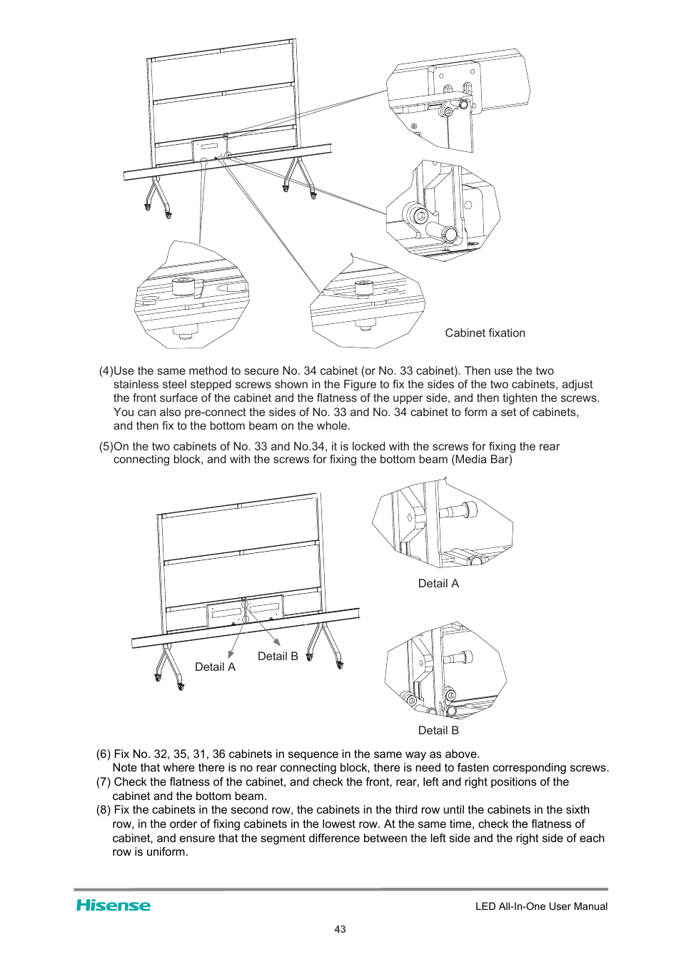 Hisense HAIO163 163" Full HD HDR All-in-One LED Commercial Display User Manual | Page 48 / 51