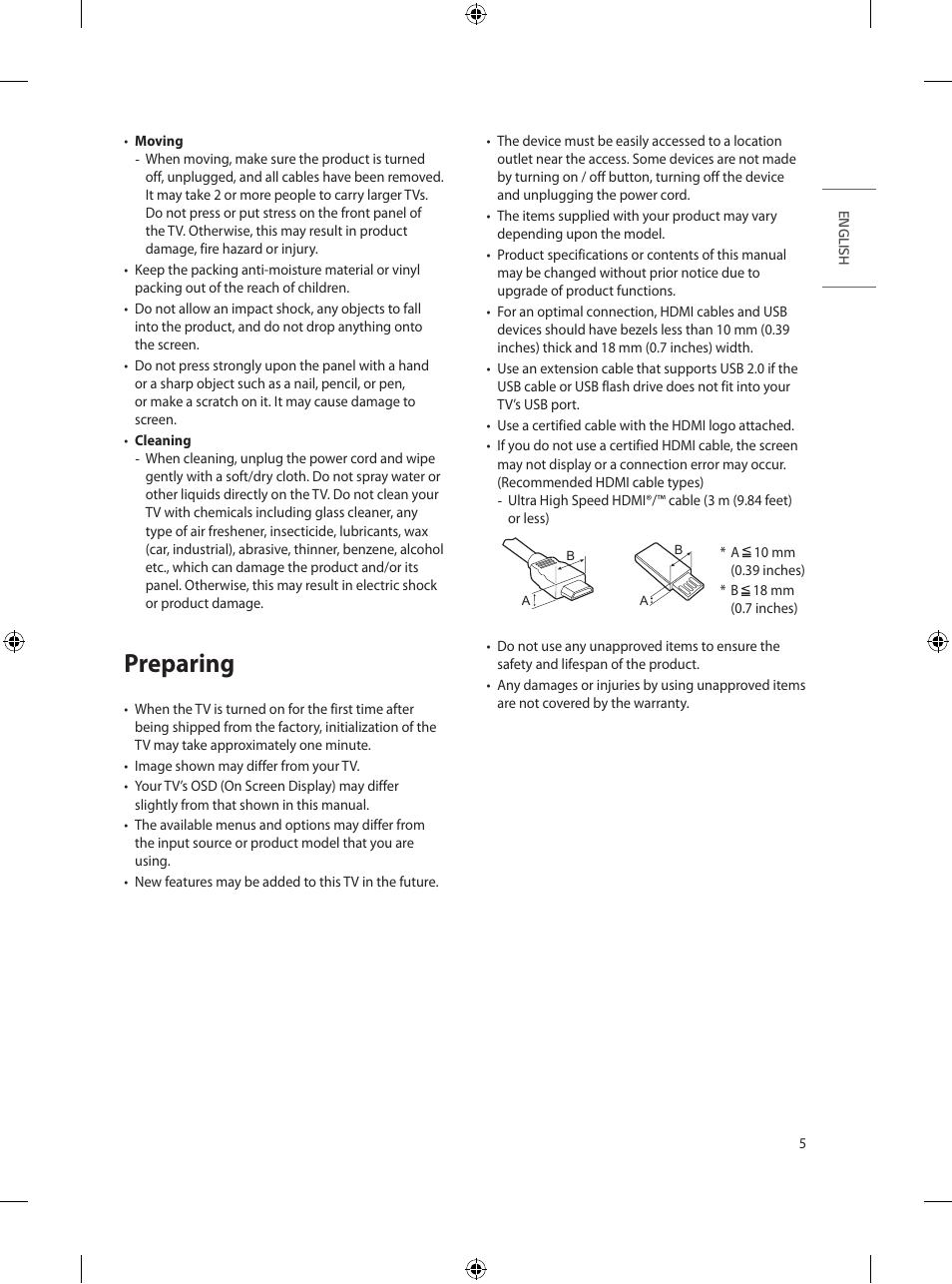 Preparing | LG UT570H 65" Class 4K UHD HDR SmHospitality LED TV User Manual | Page 13 / 52