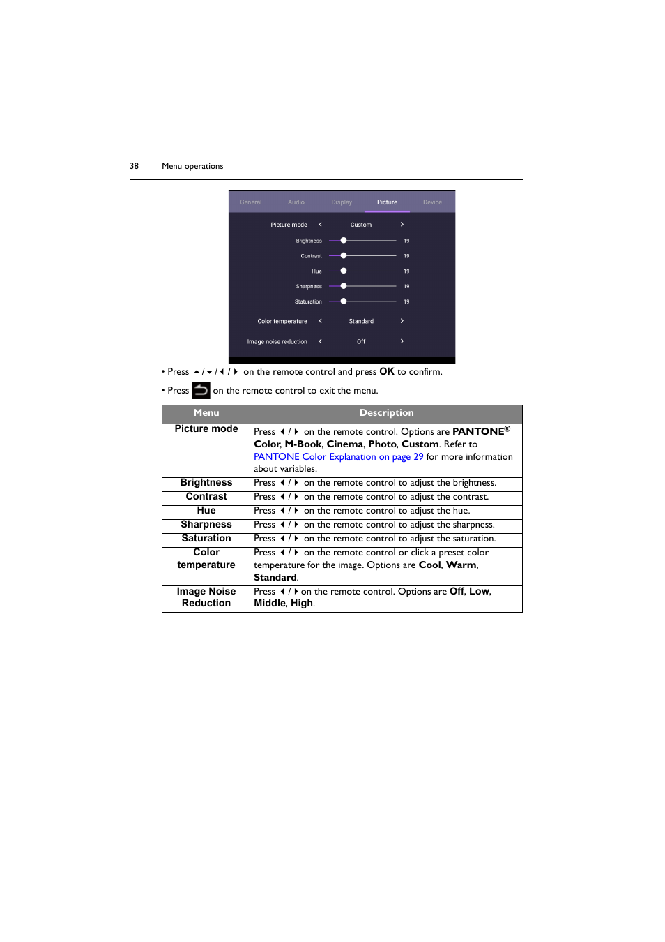 BenQ SL4302K 43" 4K Pantone-Validated SmSignage Display User Manual | Page 38 / 63