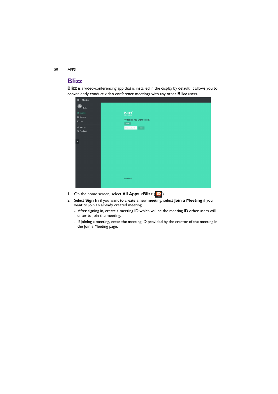 Blizz | BenQ SL4302K 43" 4K Pantone-Validated SmSignage Display User Manual | Page 50 / 63