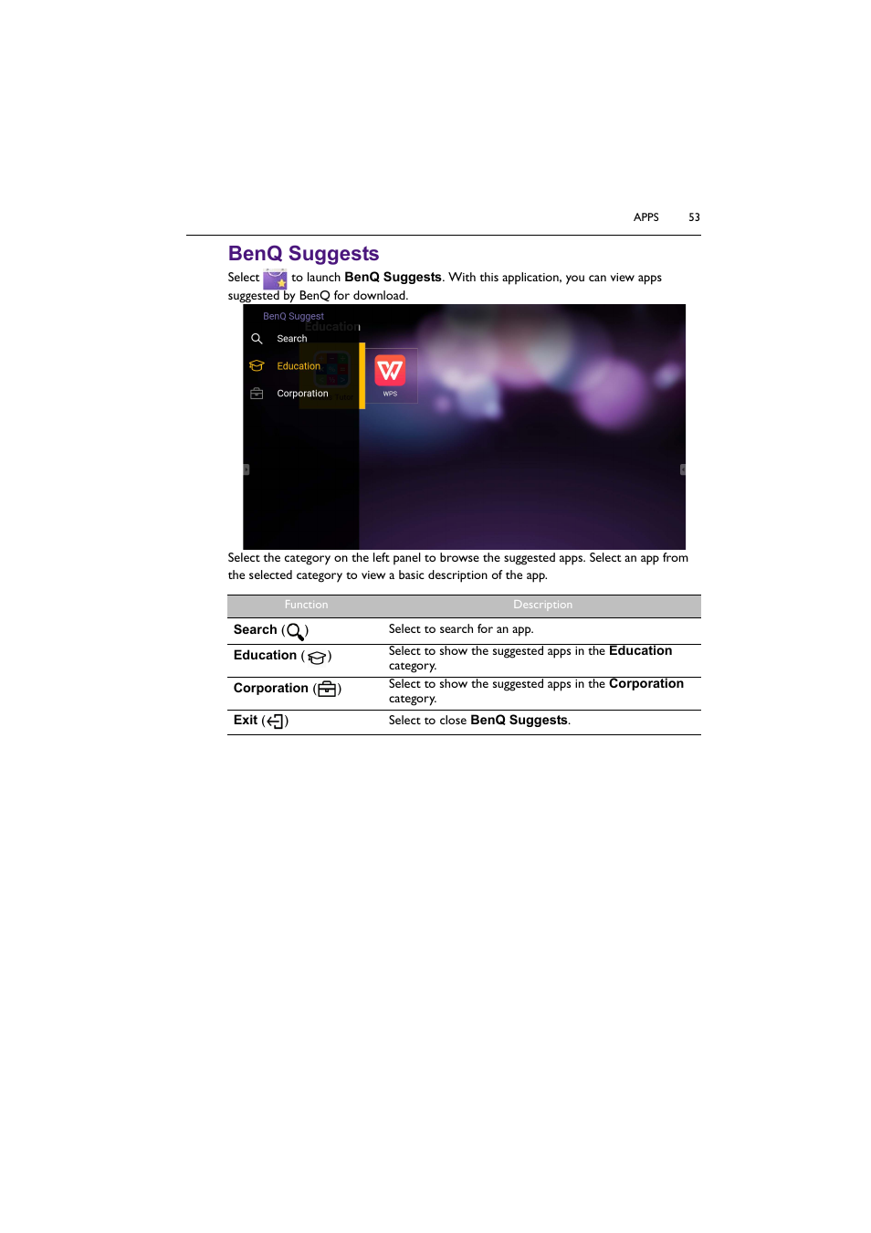 Benq suggests | BenQ SL4302K 43" 4K Pantone-Validated SmSignage Display User Manual | Page 53 / 63
