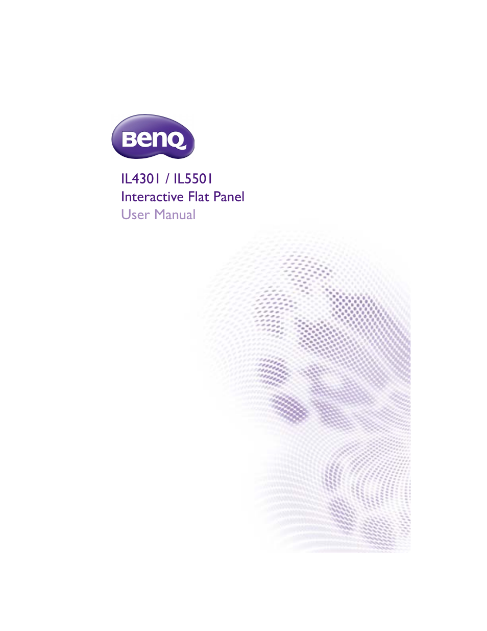 BenQ IL5501 55" SmInteractive Signage Display User Manual | 74 pages