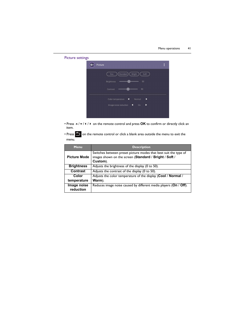 BenQ IL5501 55" SmInteractive Signage Display User Manual | Page 41 / 74