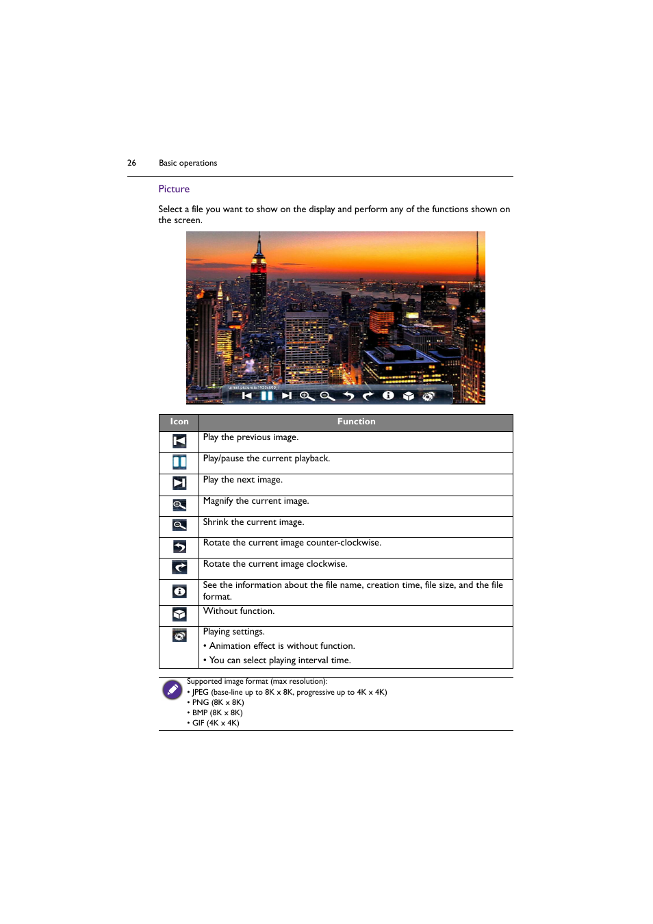 BenQ BH2801 28" Bar-Type Stretched Commercial Display User Manual | Page 26 / 58