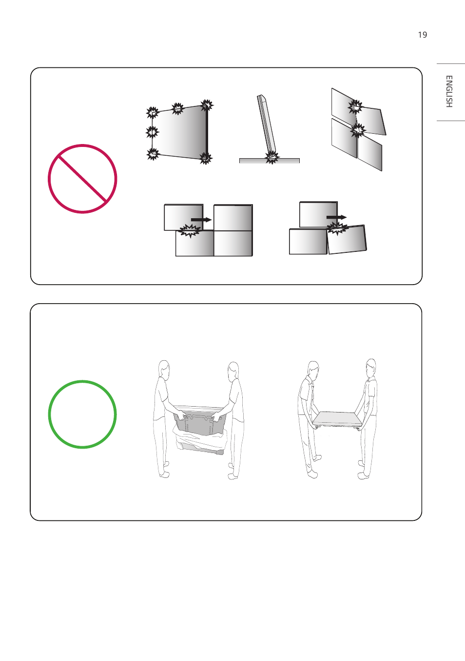 LG VL5G-M 49" Full HD IPS LED Video Wall Display User Manual | Page 19 / 37