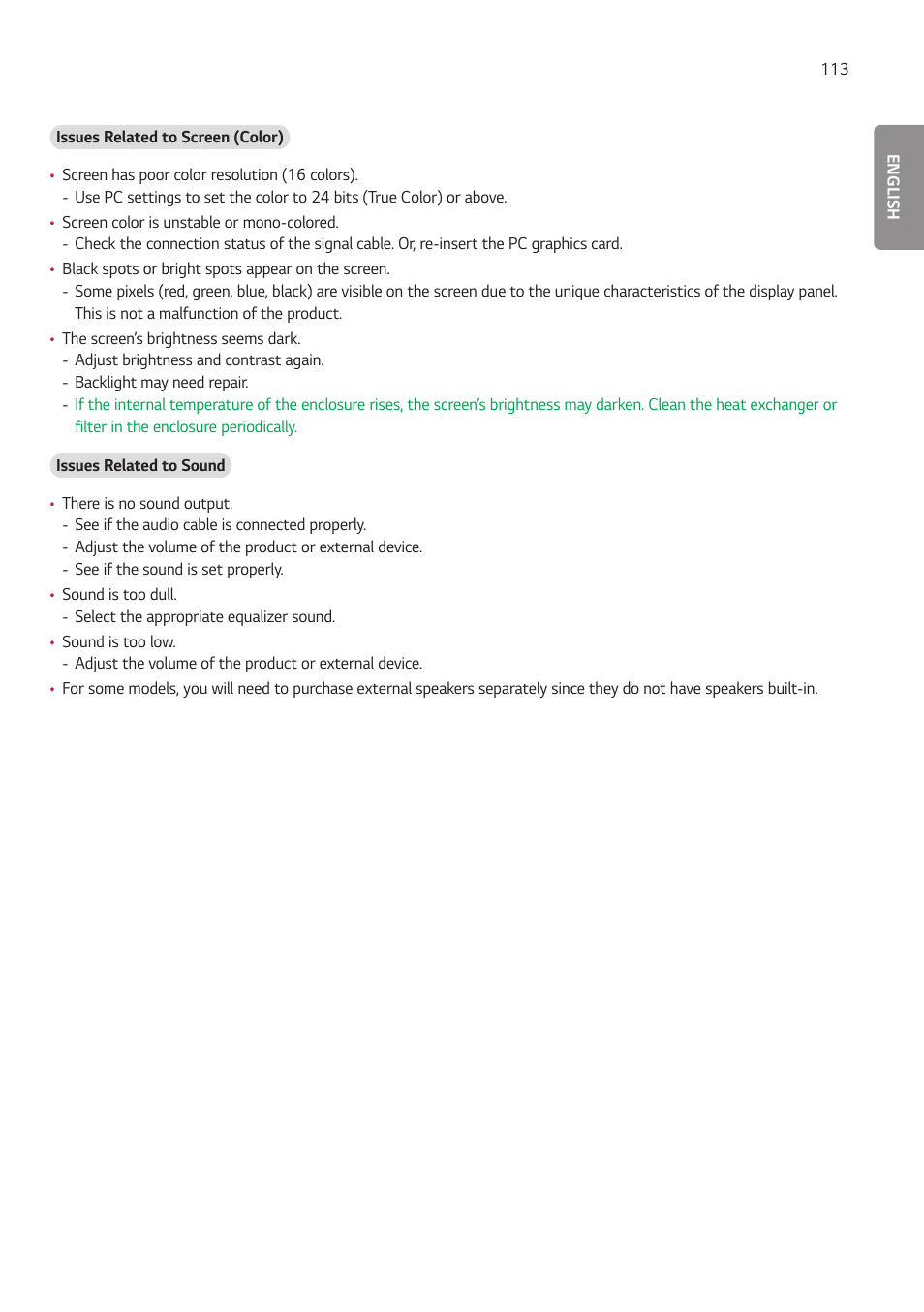 LG 55TC3CG-H 55" 4K UHD HDR Touchscreen Commercial Monitor User Manual | Page 149 / 153