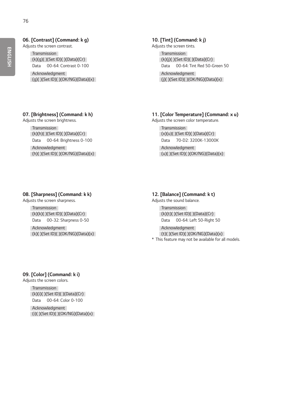 LG BH5F-M 86" 4K UHD Ultra-Stretch Digital Signage Commercial Monitor User Manual | Page 111 / 134