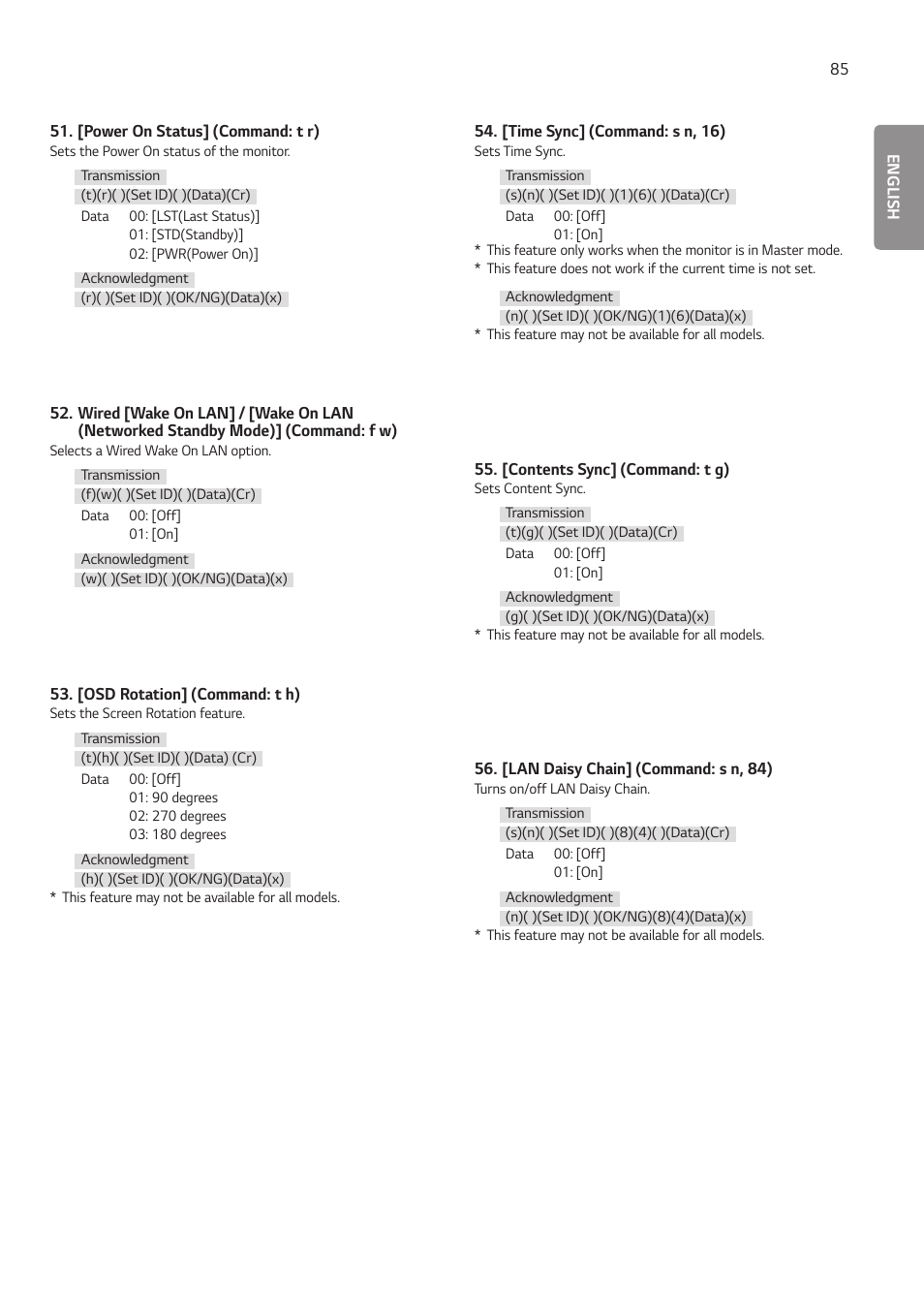 LG BH5F-M 86" 4K UHD Ultra-Stretch Digital Signage Commercial Monitor User Manual | Page 120 / 134