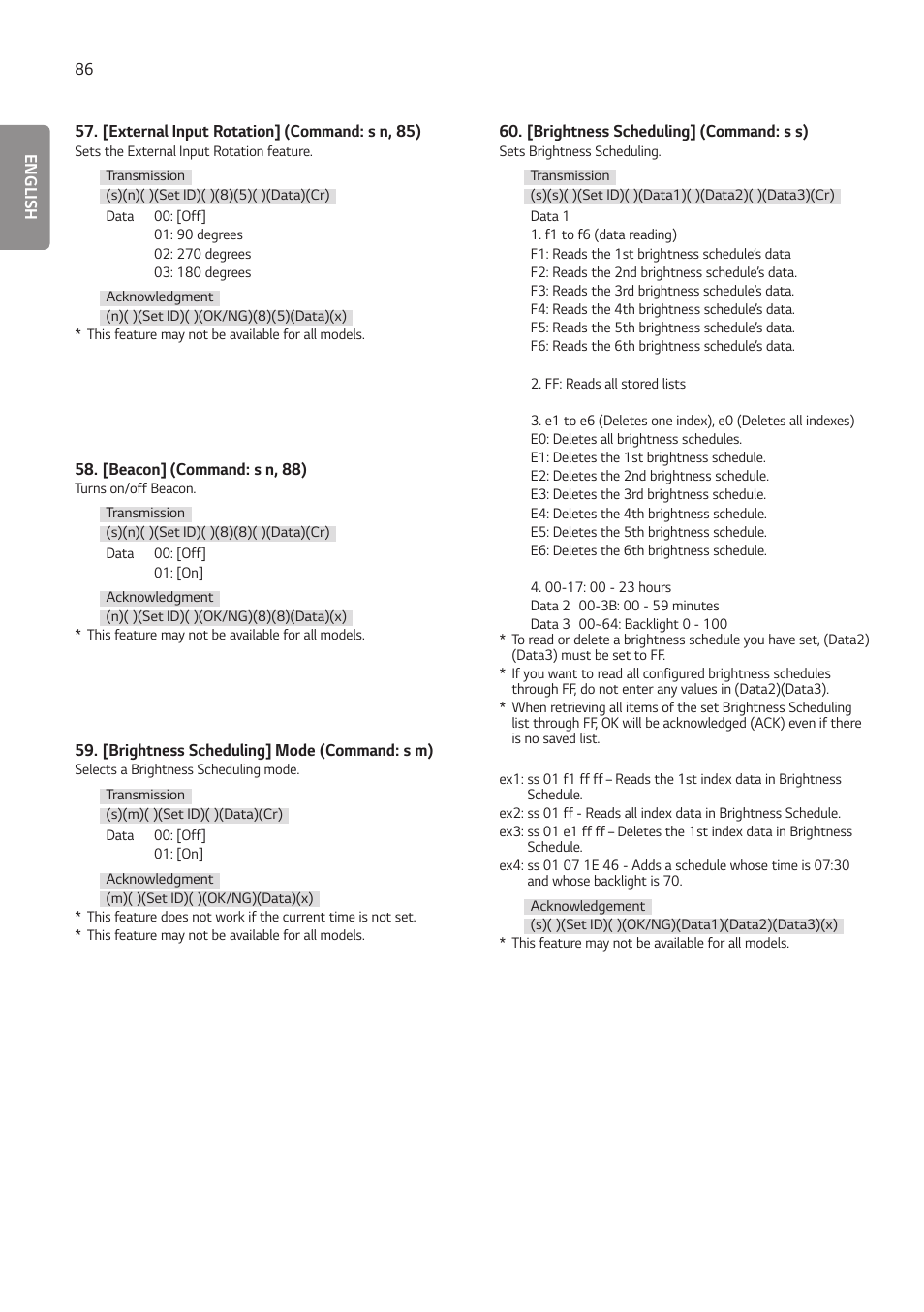 LG BH5F-M 86" 4K UHD Ultra-Stretch Digital Signage Commercial Monitor User Manual | Page 121 / 134