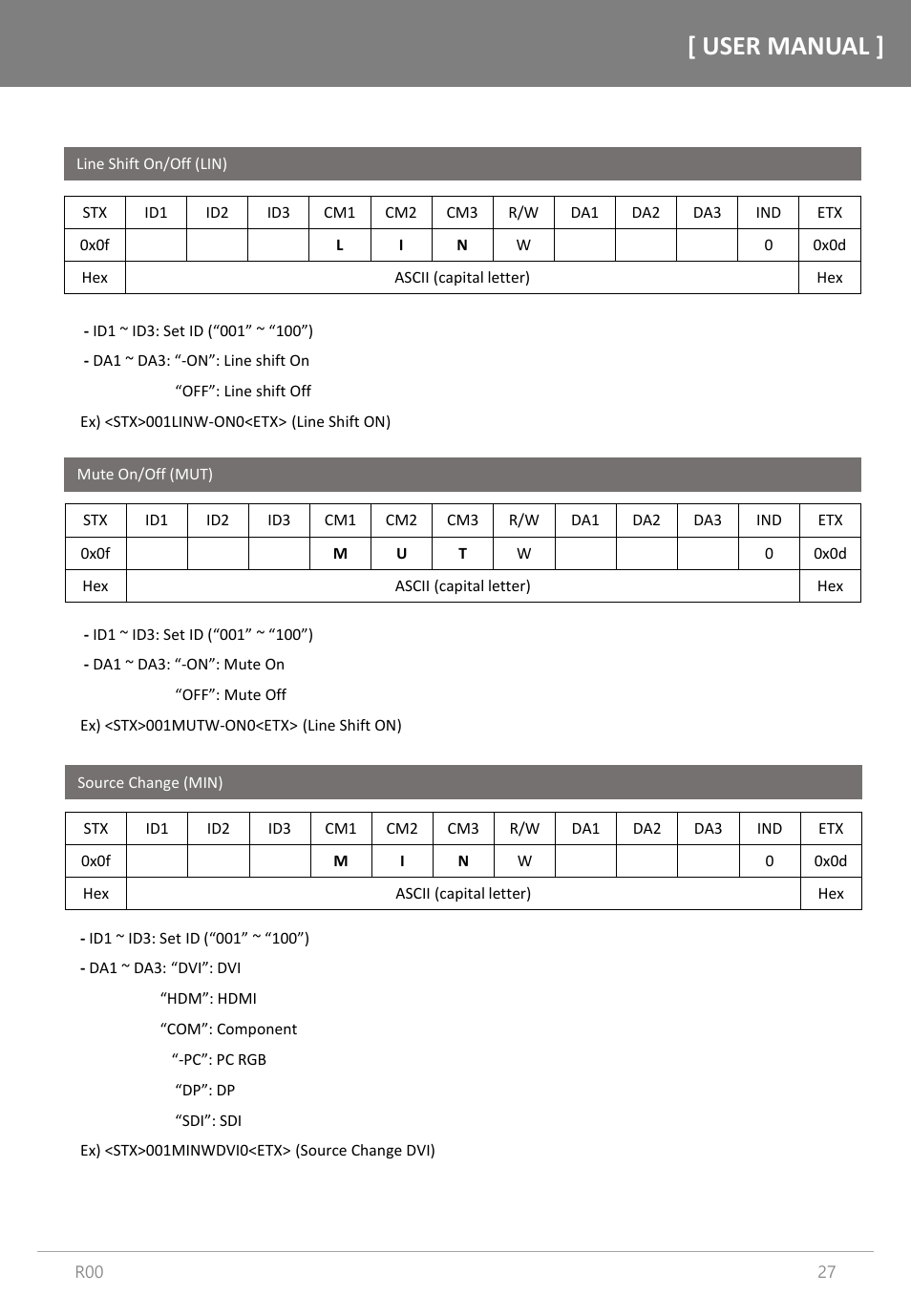 User manual | Orion Images R4N49NNU 48.5" 4K UHD Video Wall Display User Manual | Page 27 / 35