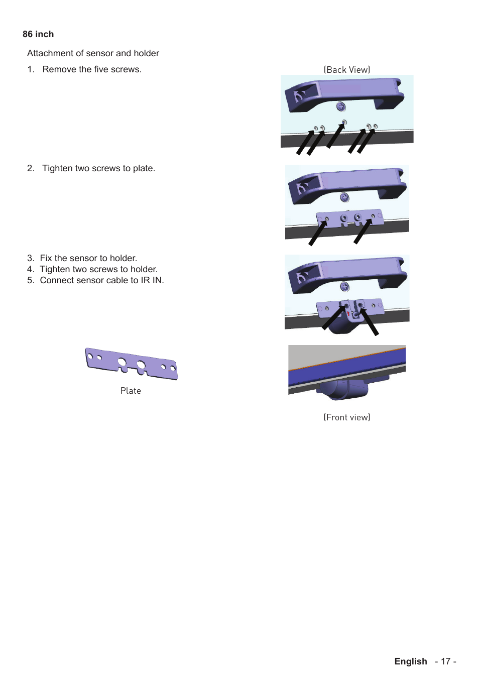 Panasonic TH-86CQE1W 86" Class 4K UHD Commercial Monitor User Manual | Page 18 / 61
