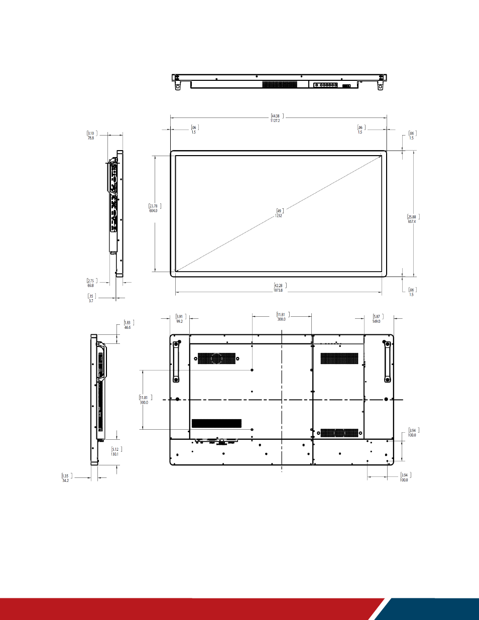Urp49-t | Planar Systems UltraRes P Series 49" UHD 4K Commercial Monitor User Manual | Page 118 / 133