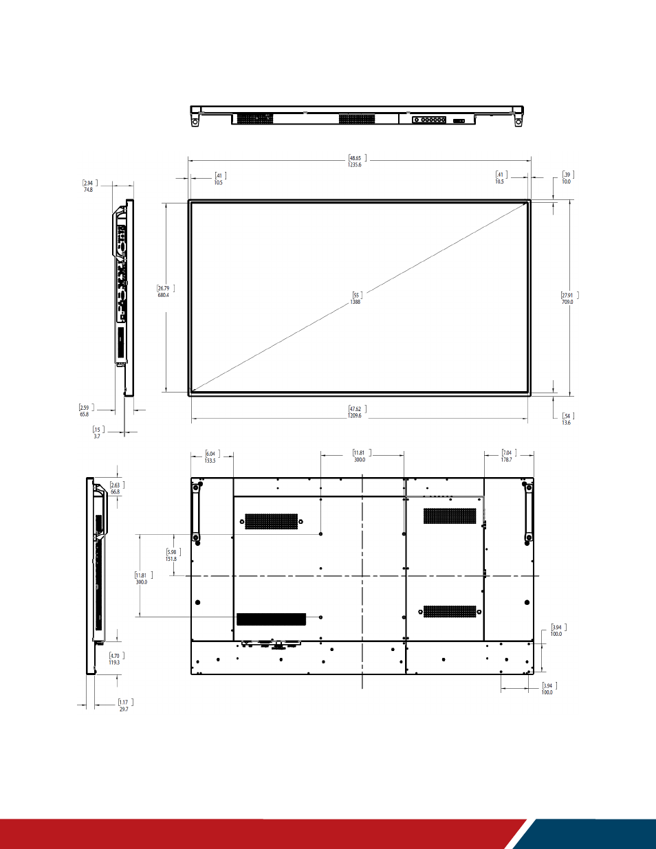 Urp55 | Planar Systems UltraRes P Series 49" UHD 4K Commercial Monitor User Manual | Page 119 / 133