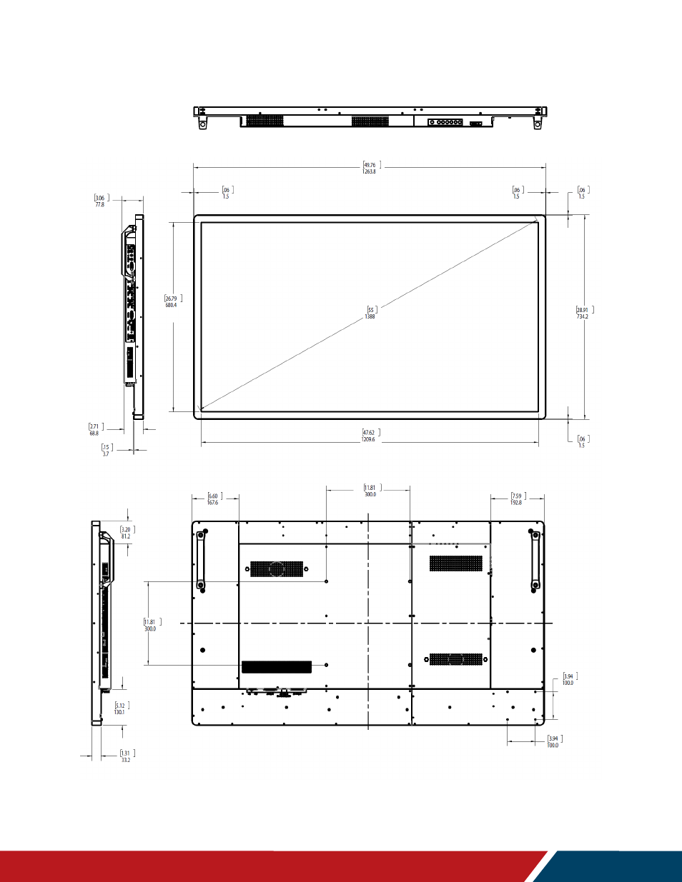 Urp55-t | Planar Systems UltraRes P Series 49" UHD 4K Commercial Monitor User Manual | Page 120 / 133
