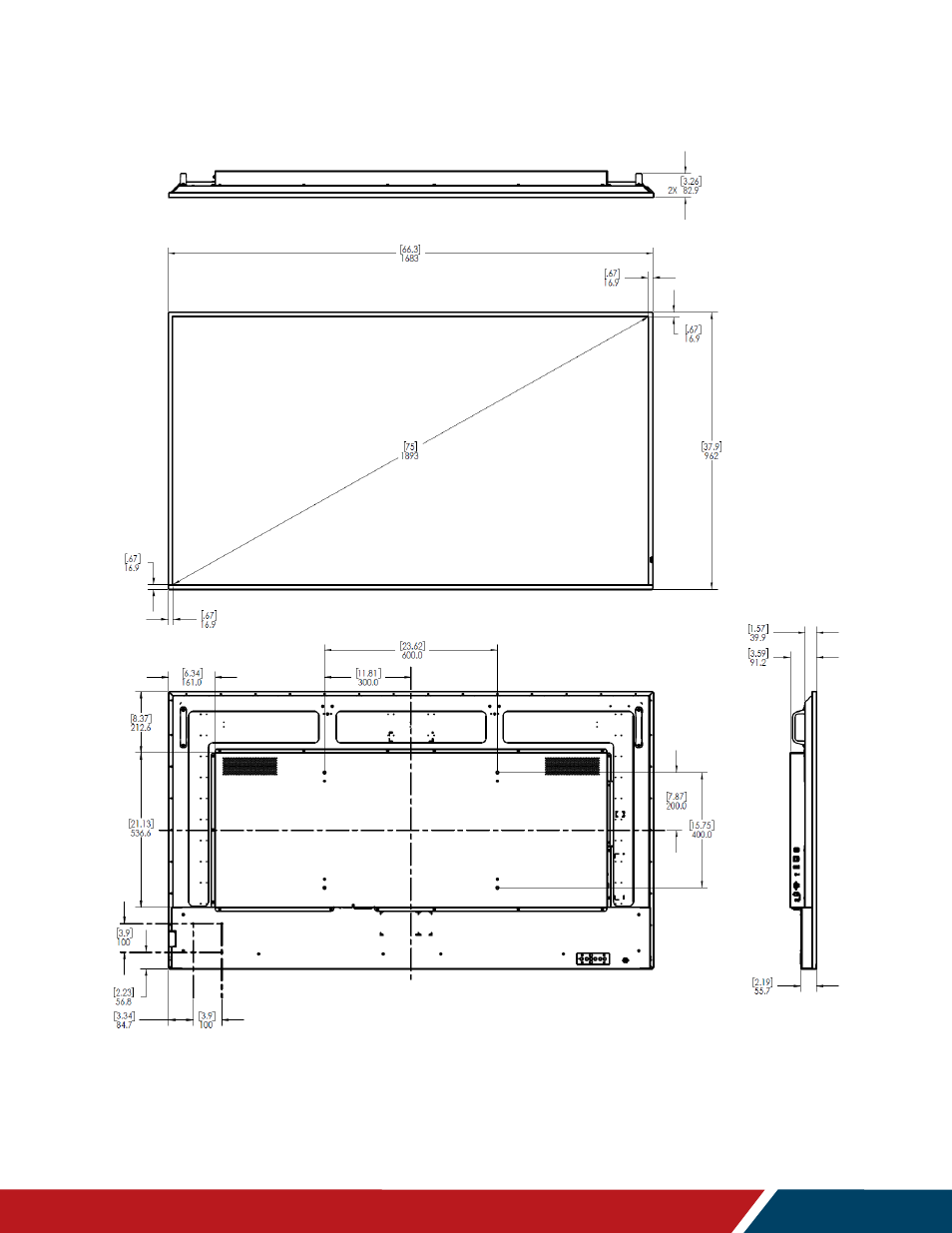 Urp75 | Planar Systems UltraRes P Series 49" UHD 4K Commercial Monitor User Manual | Page 123 / 133
