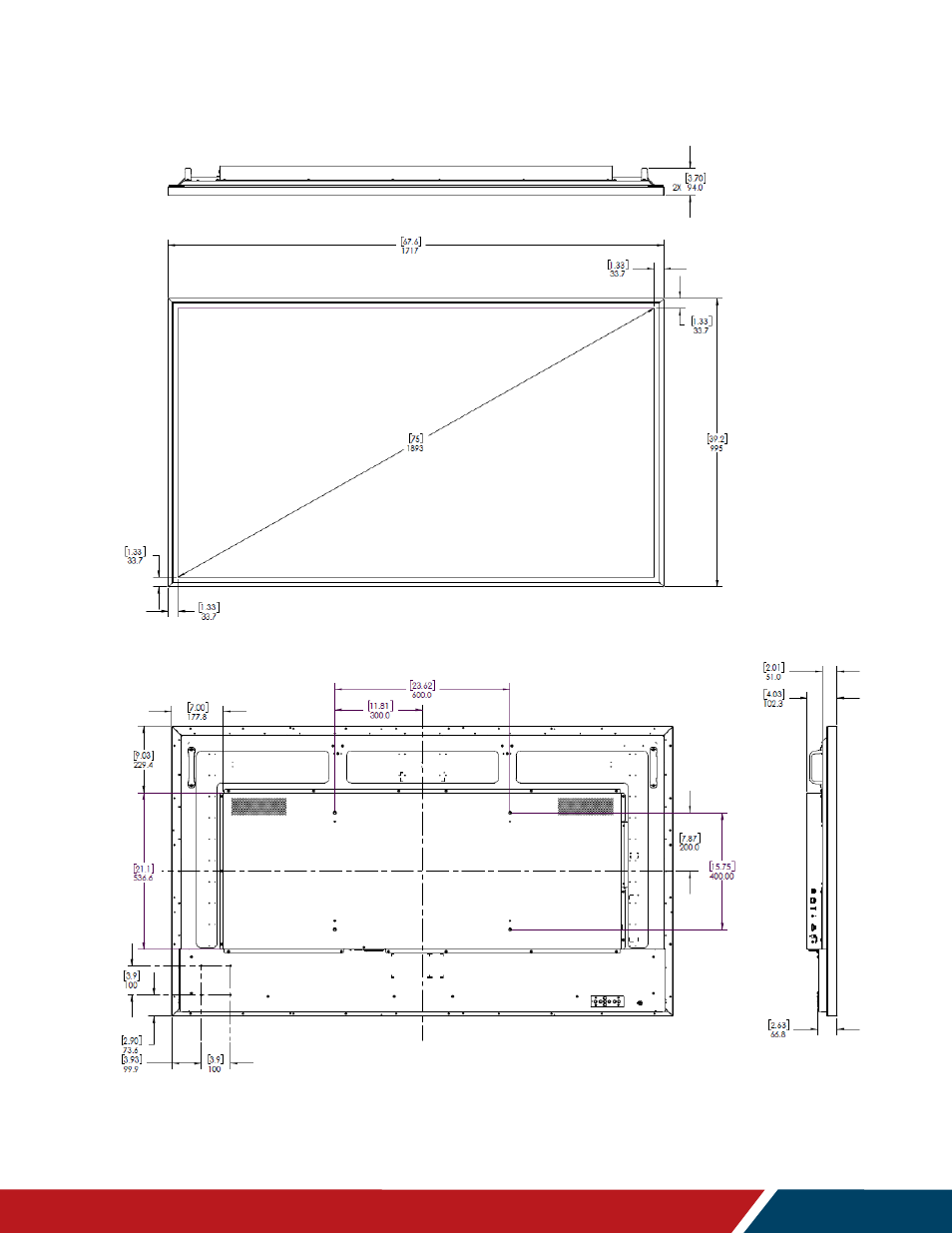 Urp75-ero-t | Planar Systems UltraRes P Series 49" UHD 4K Commercial Monitor User Manual | Page 124 / 133