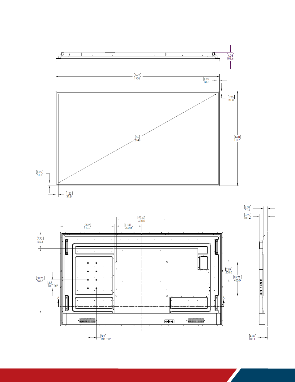 Urp85-ero-t | Planar Systems UltraRes P Series 49" UHD 4K Commercial Monitor User Manual | Page 126 / 133