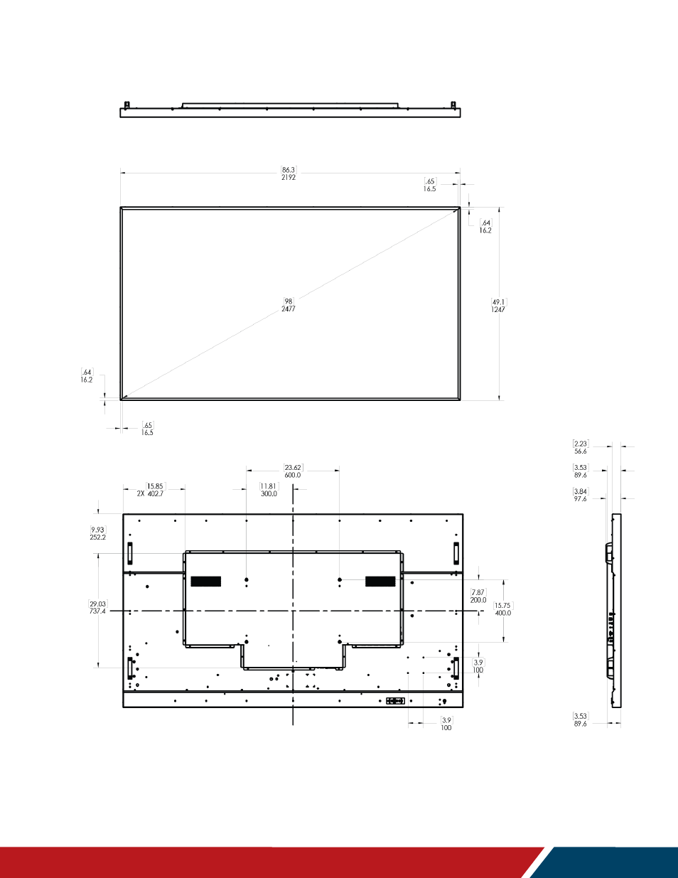 Urp98 | Planar Systems UltraRes P Series 49" UHD 4K Commercial Monitor User Manual | Page 127 / 133